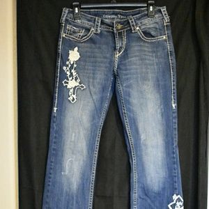 Cowgirl Tough cross jeans